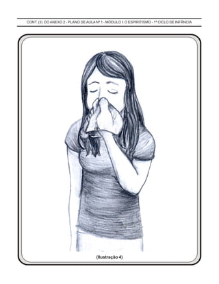 CONT. (3) DO ANEXO 2 - PLANO DEAULA Nº 1 - MÓDULO I: O ESPIRITISMO - 1º CICLO DE INFÂNCIA
(Ilustração 4)
 