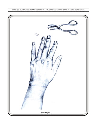 CONT. (6) DO ANEXO 2 - PLANO DEAULA Nº 1 - MÓDULO I: O ESPIRITISMO - 1º CICLO DE INFÂNCIA
(Ilustração 7)
 
