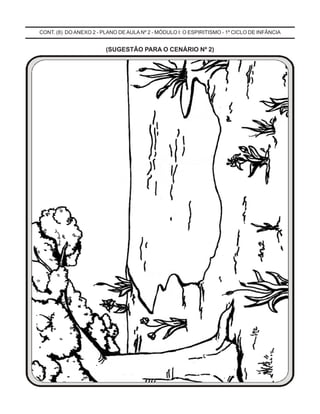 CONT. (8) DO ANEXO 2 - PLANO DE AULA Nº 2 - MÓDULO I: O ESPIRITISMO - 1º CICLO DE INFÂNCIA
(SUGESTÃO PARA O CENÁRIO Nº 2)
 