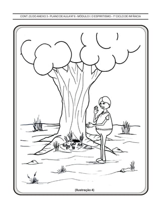 CONT. (5) DO ANEXO 3 - PLANO DEAULA Nº 6 - MÓDULO I: O ESPIRITISMO - 1º CICLO DE INFÂNCIA
(Ilustração 4)
 