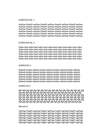 Dijitacion abcedario