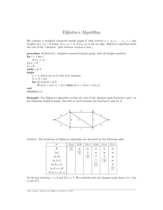 Dijkstra algorithm | PDF