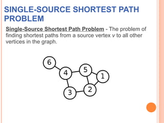 This PPT describes the single source shortest problem | PPT