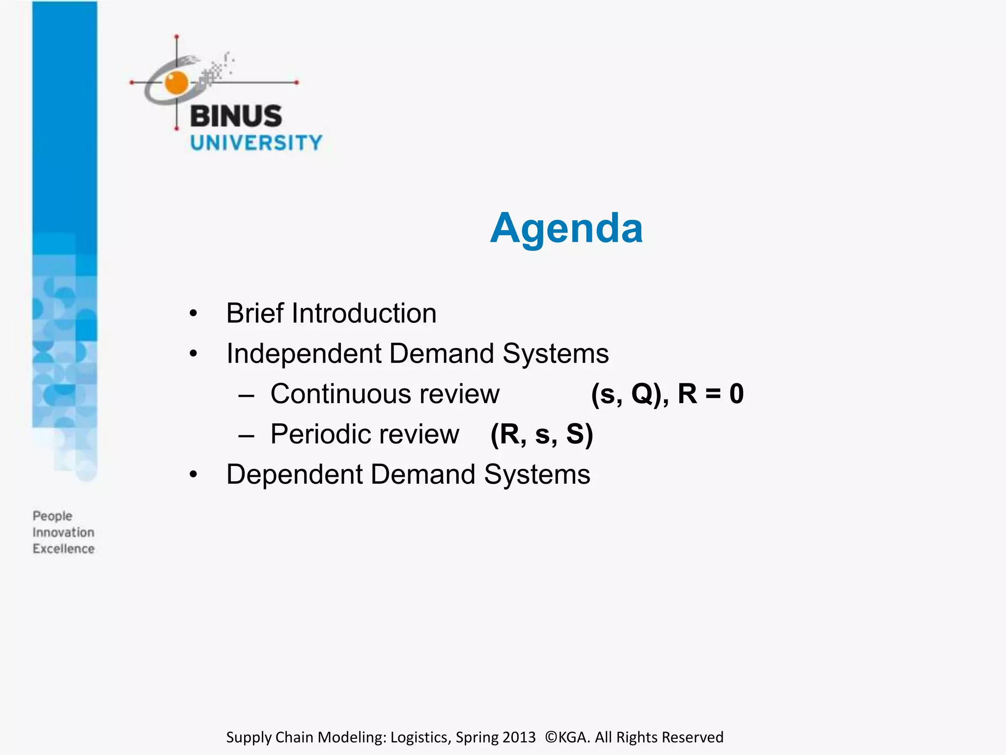 PPT6 - Inventory Management Problem | PPT