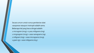 DIKLAT KEPERAWATAN THERAPY OBAT diklat keperawatan | PPTX