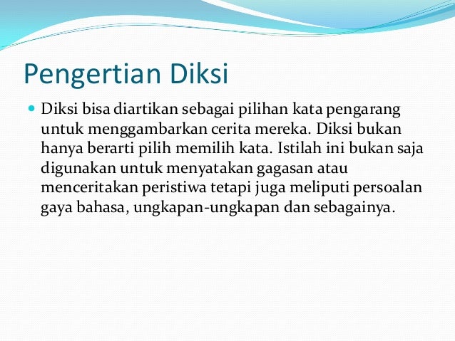 Diksi