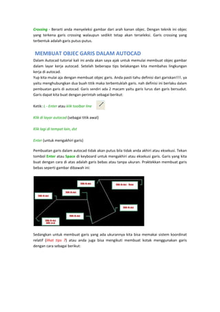 Definisi Cad Diktat autocad | PDF