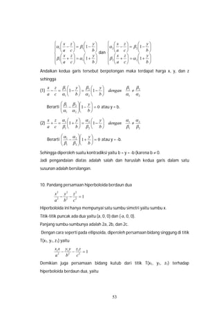 geometri analitik | PDF