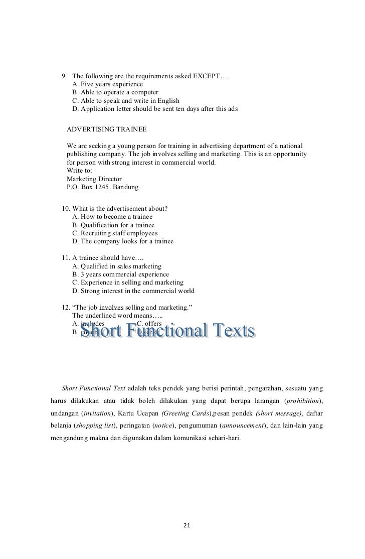 Contoh Job Vacancy Dan Application Letter Nya Temukan Contoh