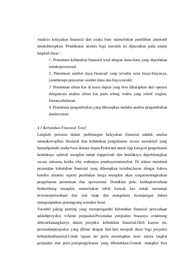 Studi kelayakan bisnis DIKTAT