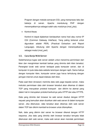 Pemrograman Web Dinamis | PDF