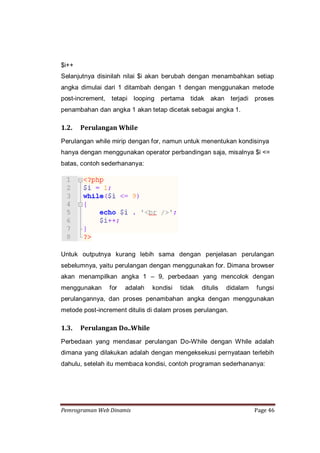 Pemrograman Web Dinamis | PDF