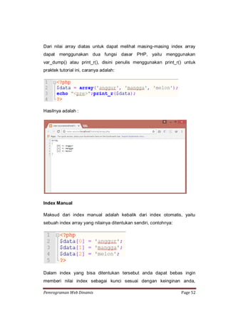 Pemrograman Web Dinamis | PDF