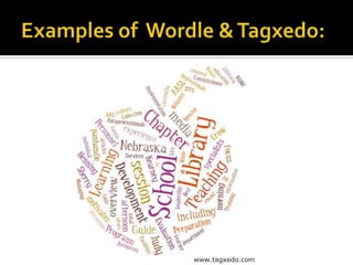 Examples of  Wordle & Tagxedo: