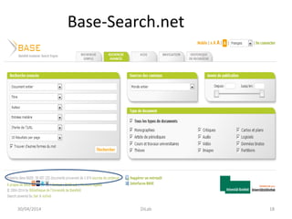 Base-Search.net
30/04/2014 DiLab 18
 