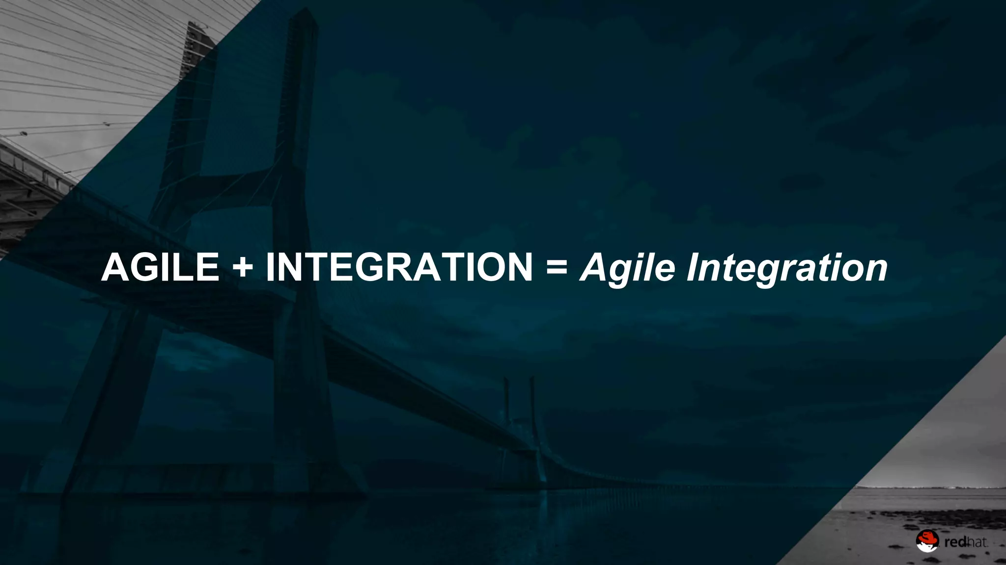 AGILE + INTEGRATION = Agile Integration
 