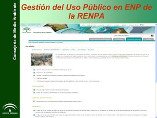 Gestión del Uso Público en ENP de la RENPA 