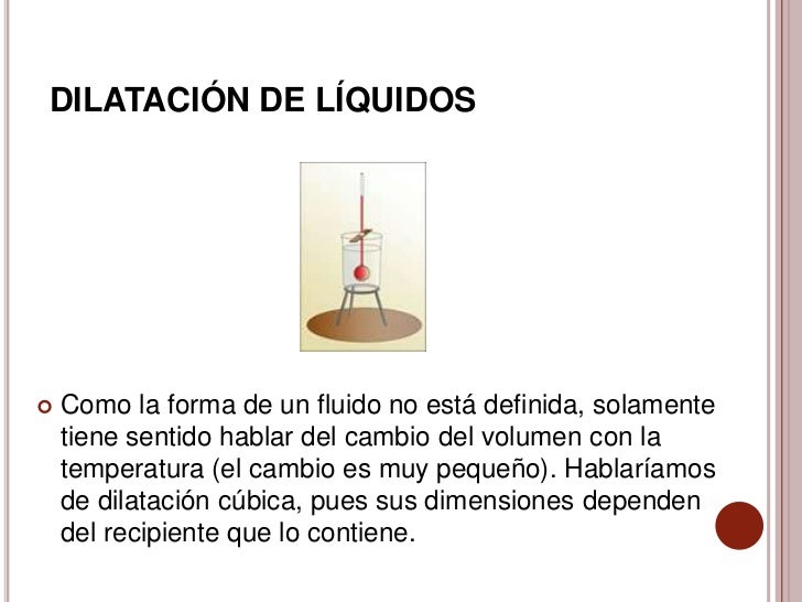 Dilatación de sólidos y líquidos y Comportamiento anómalo