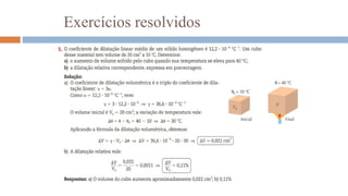 Exercícios resolvidos
 