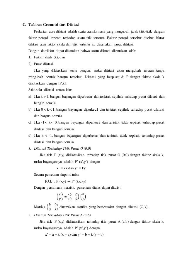 16+ Contoh Soal Tentang Dilatasi Matematika Contoh Soal