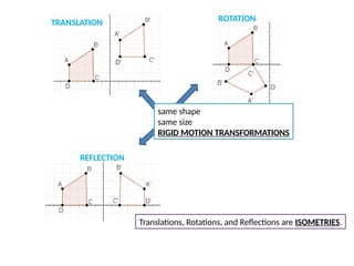 Dilation and scale fzctors in the coordinate plane | PPTX