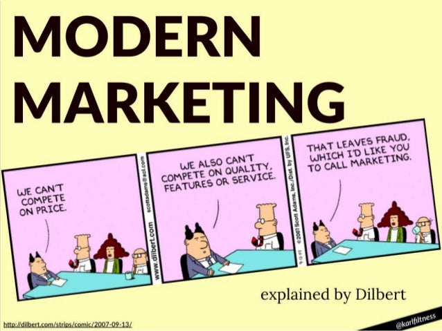 Dilbert and modern marketing