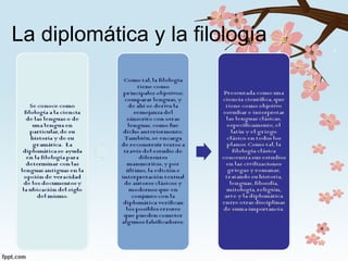Diplomatica LA DIPLOMÁTICA Y SU RELACIÓN CON OTRAS CIENCIAS | PPT