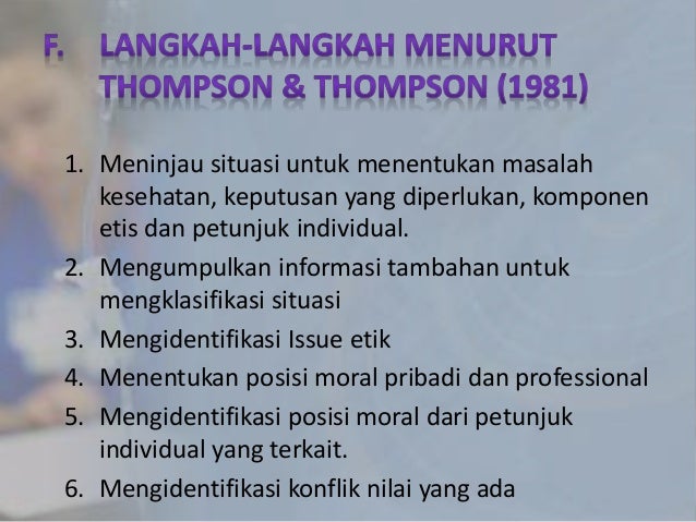 Dilema etik keperawatan & model pemecahan masalah