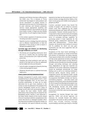 Dilemma and Future of Poultry Industry in Bangladesh  An Analysis