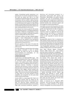 Dilemma and Future of Poultry Industry in Bangladesh  An Analysis