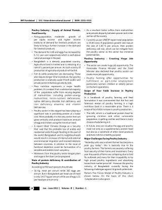 Dilemma and Future of Poultry Industry in Bangladesh  An Analysis