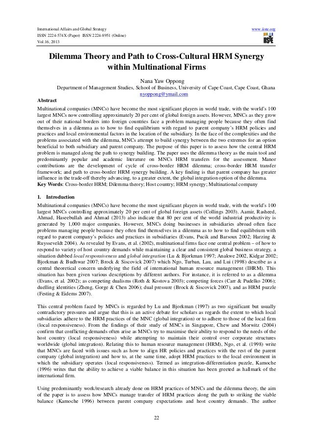 the pressures for local responsiveness and global integration faced by each firm the pressures for local responsiveness and global integration faced by each firm