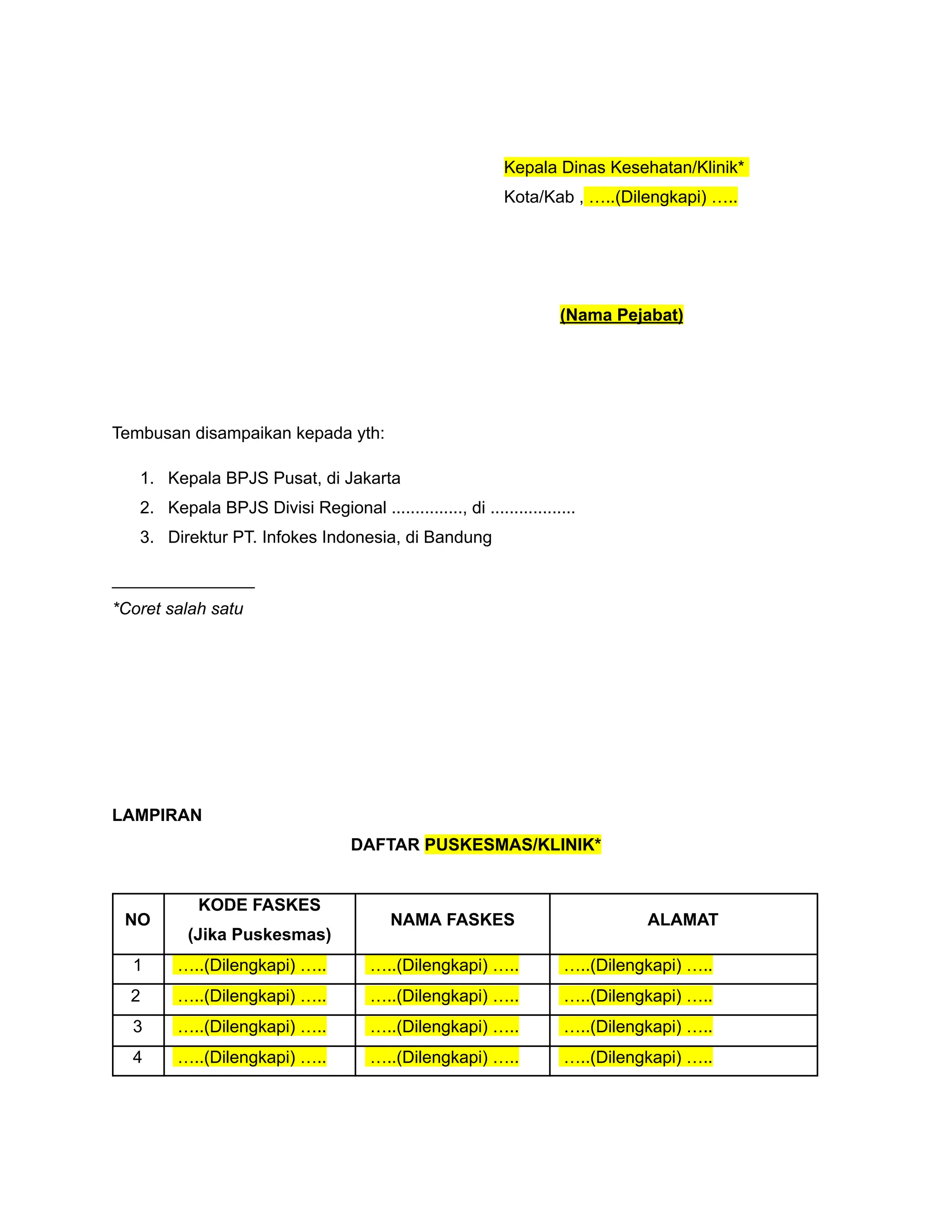 (DILENGKAPI PELANGGAN) TEMPLATE SURAT PENGAJUAN ANTRIAN ONLINE VERSI ...