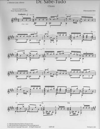 a MinisterJ oAoA lberto e- 
Revised & Fingered by 
Ivan Paschoito (11/89) Dilermando Reis 
Andante tJ = s+-oIe 
I0 
C2 
o 1952 Bonde ronte Ediioro Mus co Lldo. 
@1 990G uilorS oloP ublicotions(T hiso rrangement) 
InternotionoCl opyrightS ecured A I RightsR eserved GSP-40 Printedi n USA 
 