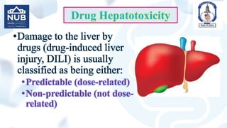 drug induced liver injury for undergraduates | PPTX