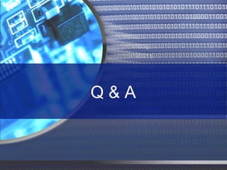 Q&A

 