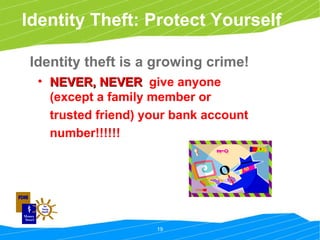 NEVER, NEVER  give anyone (except a family member or  trusted friend) your bank account number!!!!!! Identity theft is a growing crime! Identity Theft: Protect Yourself 
