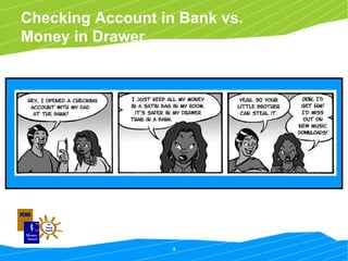 Checking Account in Bank vs. Money in Drawer 