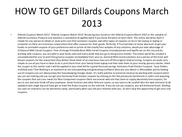 Dillards coupon dec 2016