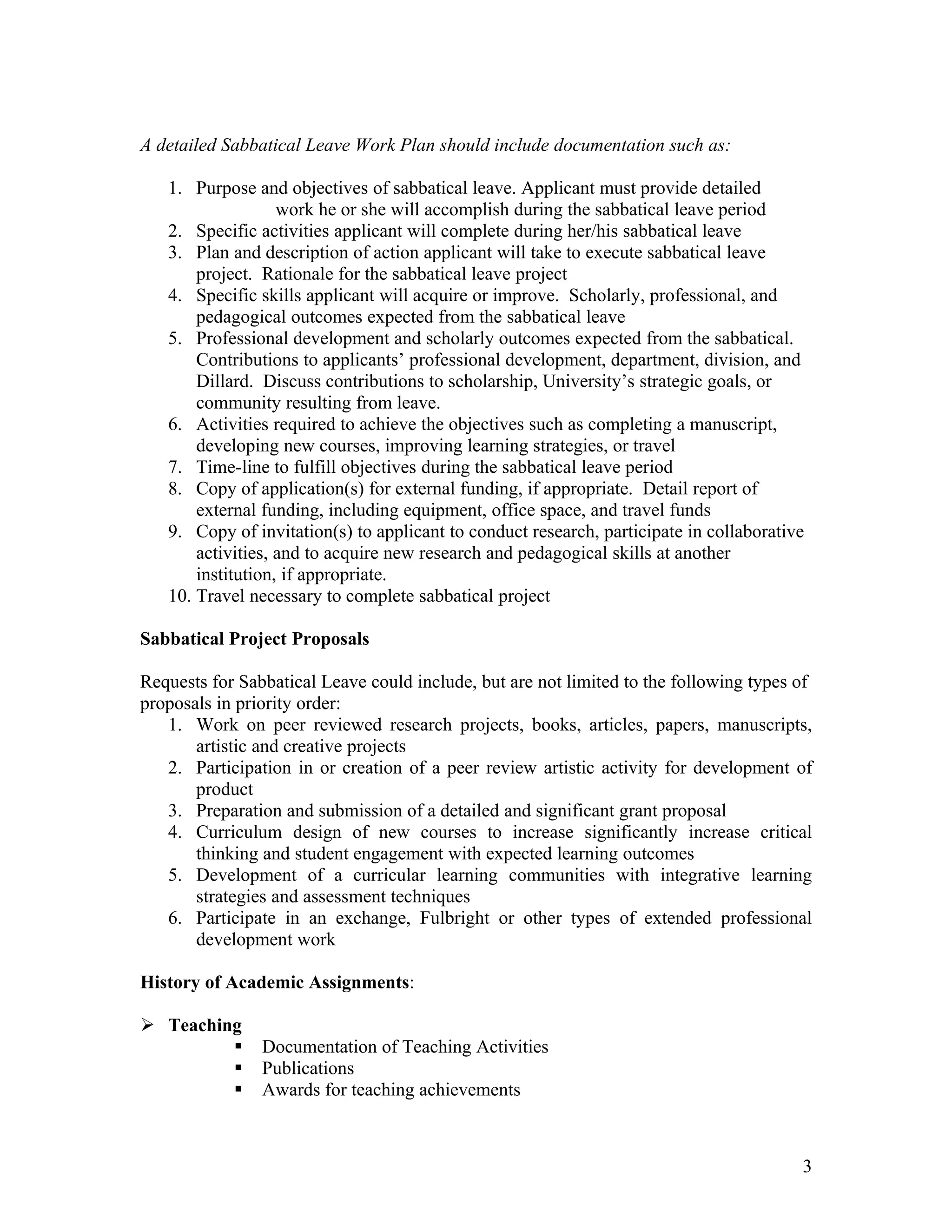 Dillard University CTLAT Sabbatical Application Feb15, 2012