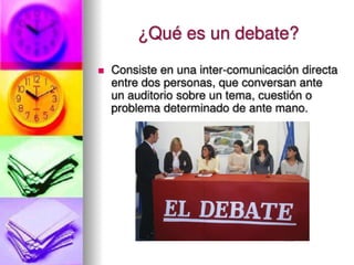 Diálogo o debate público