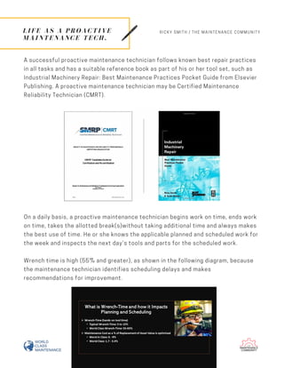 Day in the Life of a Proactive Maintenance Technician Article | PDF