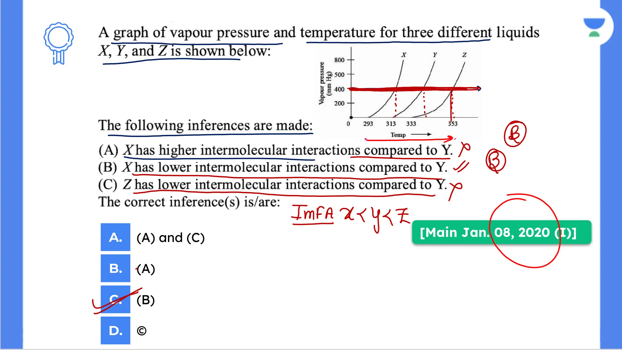 [Main Jan. 08, 2020 (I)]
A.
B.
C.
D.
(A) and (C)
(A)
(B)
©
 