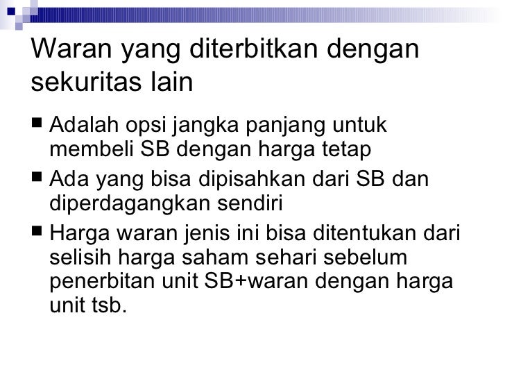 Opsi diperdagangkan
