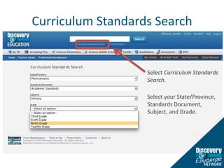 Curriculum Standards SearchSelect Curriculum Standards Search.Select your State/Province, Standards Document, Subject, and Grade.