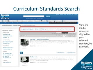 Curriculum Standards SearchView the media resources aligned to your selected standard/benchmark.