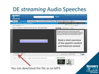 DE streaming Audio SpeechesRead a short overview of the speech’s content and historical contextYou can download the file as an MP3