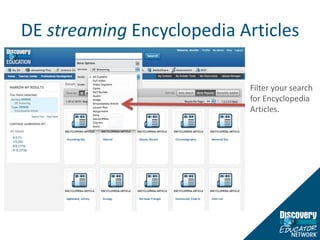 DE streaming Encyclopedia ArticlesFilter your search for Encyclopedia Articles.