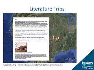 Literature TripsGoogle Lit Trip - Jerome Burg, Granada High School, Livermore, CA