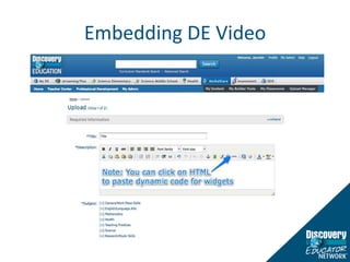 Embedding DE Video